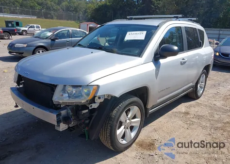 2012 Jeep Compass Sport из США, поврежденный, VIN 1C4NJDBB9CD517724
